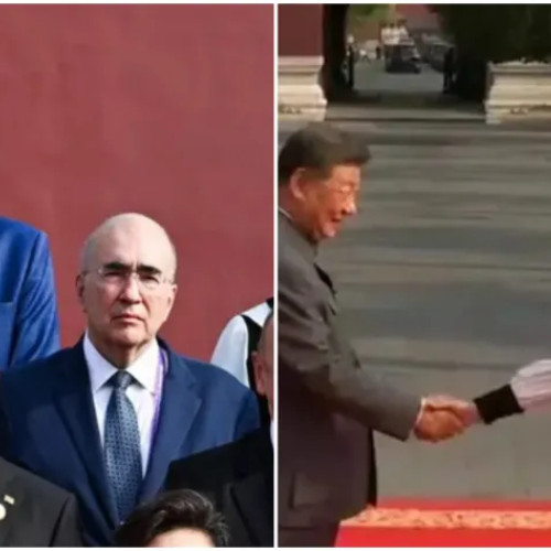 Fostul premier Viorica Dăncilă și Adrian Năstase la un eveniment diplomatic în Beijing