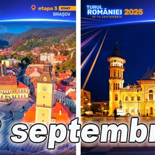 Brașov găzduiește etapa a treia a Turului României 2025, între munți și văi