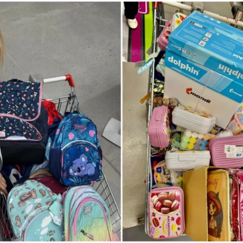 Rocsana Contraș continuă să ajute sute de copii săraci din județ