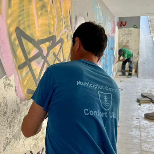 Pasajul de la Abator, în reabilitare la Constanța