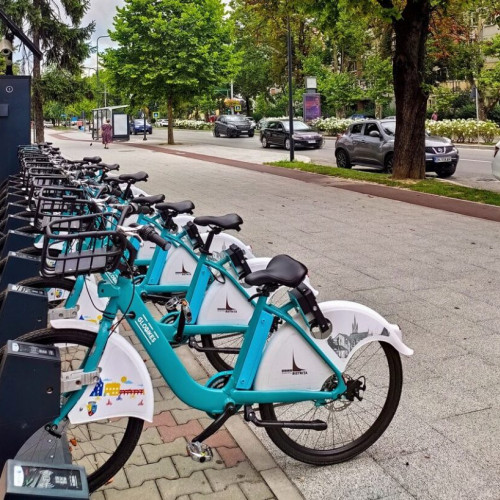 August: 321 de închirieri de biciclete și 7 stații în oraș