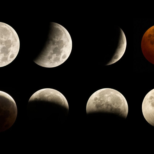 O eclipsă totală de lună, vizibilă în România în noaptea dintre duminică și luni
