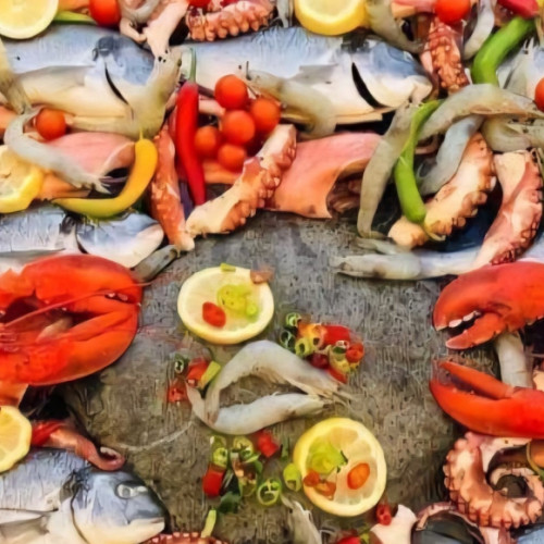 Festival mediteraneean la Galați: fructe de mare în parcarea Kaufland Micro 21