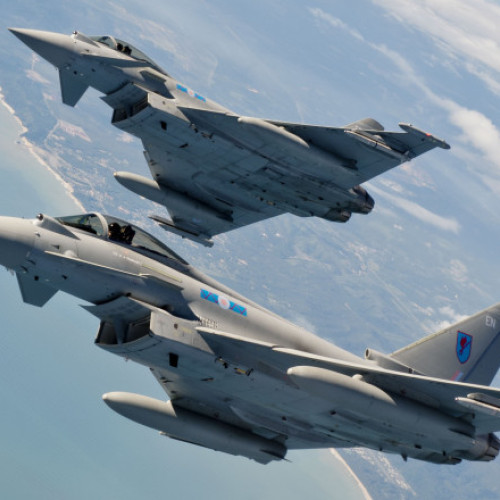 Drone detectate în zona frontieră; două Typhoon monitorizează spațiul aerian