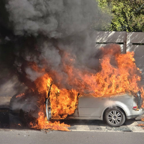 Alertă la ieșirea din municipiul Târgoviște, pe strada Mihai Bravu