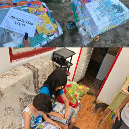 La început de an școlar: 160 de copii din Gorj primesc ghiozdane echipate prin sprijinul fundației „Raza Aurie”