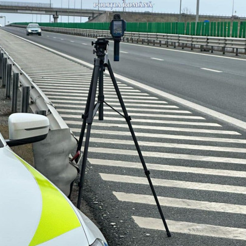 IPJ Alba publică lista drumurilor supraveghete cu radar în acest weekend