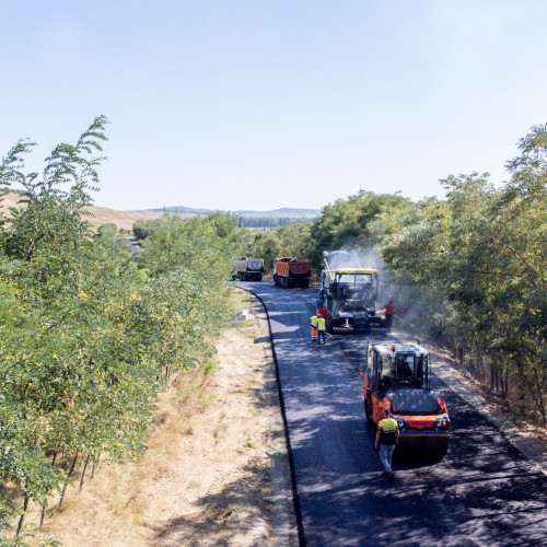 Președintele Consiliului Județean Neamț verifică stadiul lucrărilor pe drumuri județene