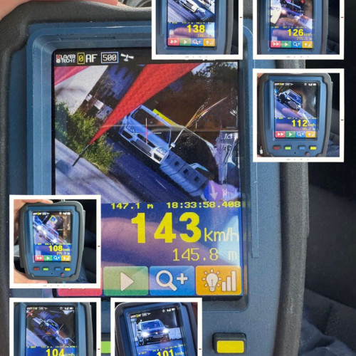 Tânăr din Gorj surprins conducând cu 144 km/h în Beharca, pe DN 6