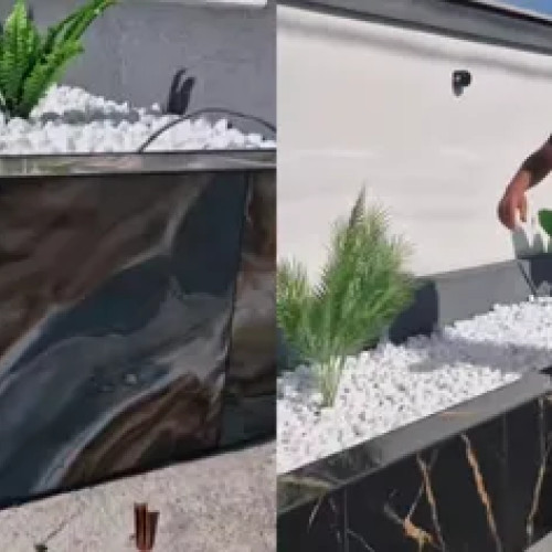 Primarul din Pitești verifică ocuparea trotuarului de jardiniere ce semănau cu cavouri