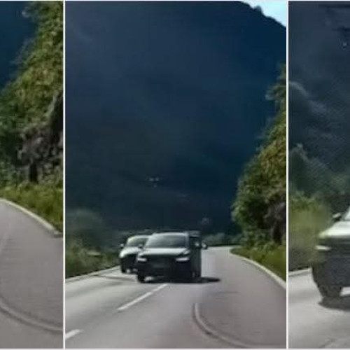 Moment de groază pe DN7 Valea Oltului: depășire periculoasă pe șosea