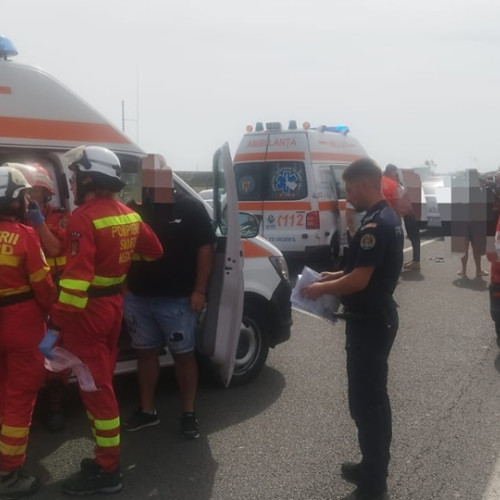 Accident rutier la Coșereni: 11 persoane implicate și Plan Roșu activat în Ialomița