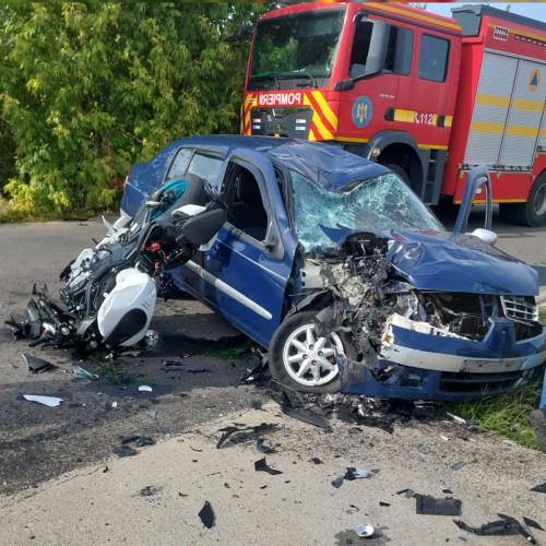 Accident fatal între Cosoba și Brezoaele; motociclist mort, tânăr șofer rănit