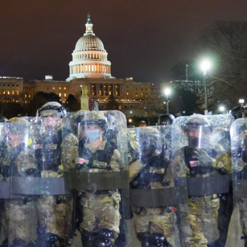 Proteste în Washington D.C. pentru anularea mobilizării Gărzii Naționale