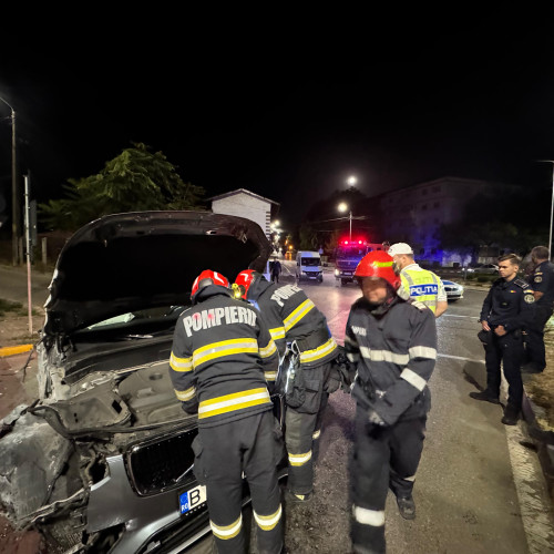 Accident rutier fără victime în Botoșani pe strada Octav Onicescu