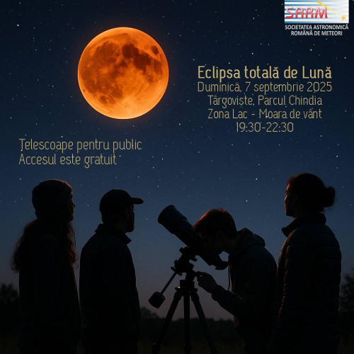 O eclipsă totală de lună va colora cerul acestei seri în România