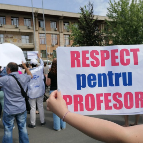 Anul școlar începe cu proteste în capitală, organizate de federațiile din învățământ