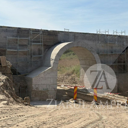 Pod reabilitat pe DN 2A între Crucea și Constanța, cu reconstruirea podului vechi