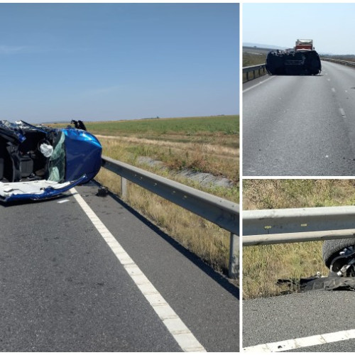 ISU Bacău transmite comunicat despre accident pe breteaua de vest a Centurii Bacăului