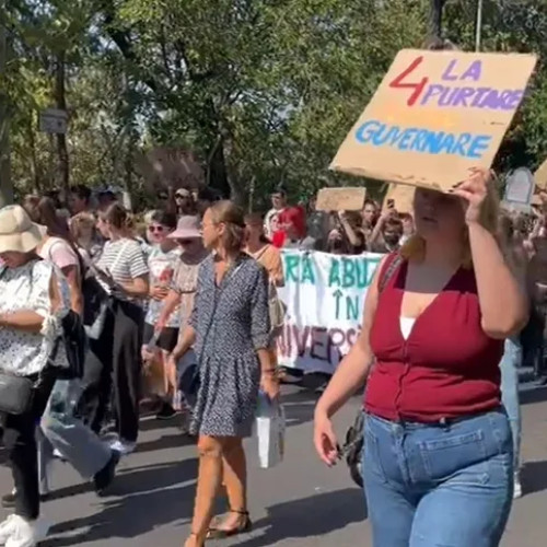 Noul an școlar 2025: proteste la Cluj-Napoca
