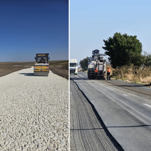 Lucrări pe drumuri județene în Constanța: reabilitări pe DJ 392 Pecineaga – Vânători, DJ 222 Mihail Kogălniceanu – Târgușor și DJ 223 lângă Dunărea