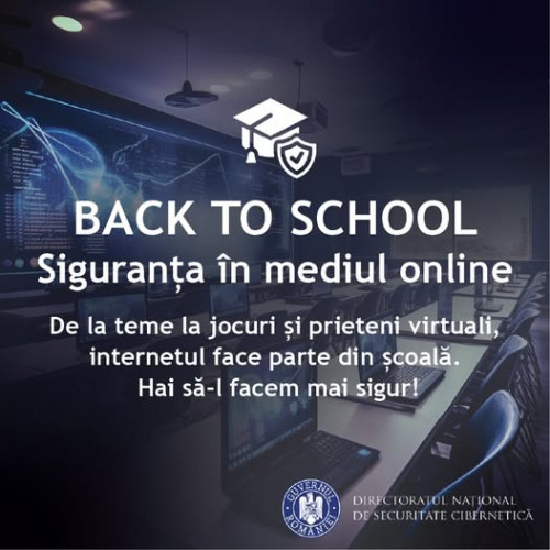 Siguranța digitală a copiilor în prag de an școlar: avertismente și recomandări DNSC