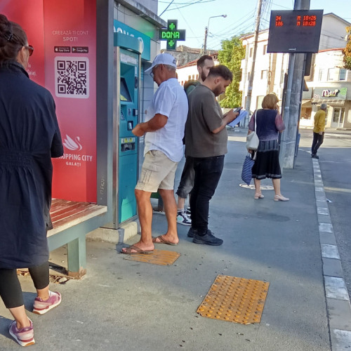 Probleme la automatele Transurb la Galați: călători se confruntă cu dificultăți la bilete