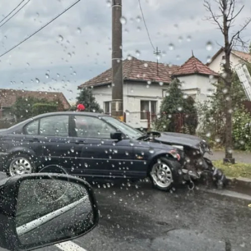 Accident rutier în Cluj-Napoca, zona Ambient