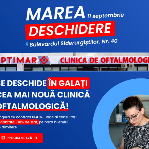 OPTIMAR deschide în Galați o clinică de oftalmologie la standarde europene