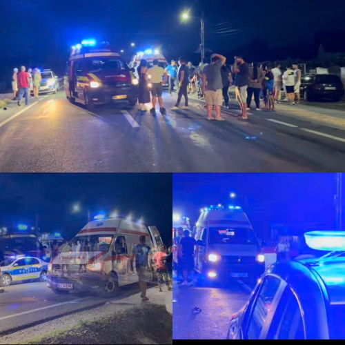 Accident rutier în Drăguțești: un bătrân de 72 de ani, rănit grav pe DN 66