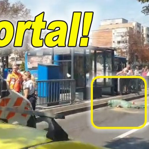 Accident mortal la intersecția Bd. Unirii cu Bd. N. Bălcescu, lângă stația de autobuz