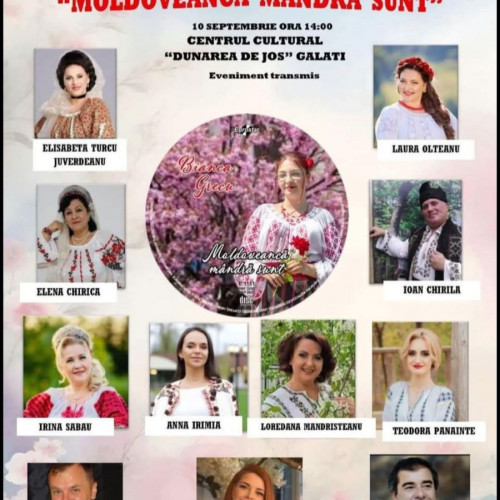 Bianca Grecu își lansează primul album Moldoveacă mândră sunt la Galați