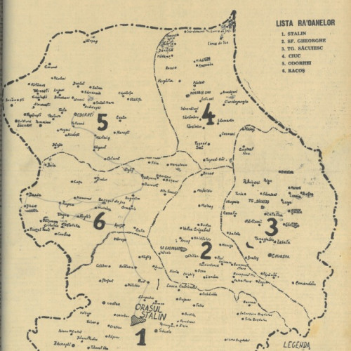 Raionarea teritoriului României între 1950 și 1968 și revenirea la județe