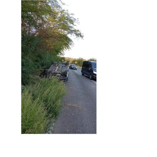 Echipaje de poliție și salvare la fața locului, circulația afectată