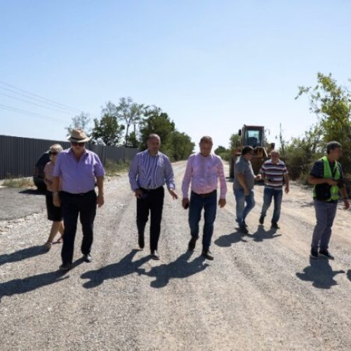 Nicușor Halici inspectează două drumuri județene pentru siguranța vrâncenilor