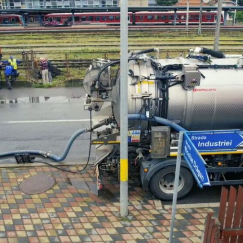 Aquabis pornește decolmatarea pentru a preveni inundațiile în zona Industriei