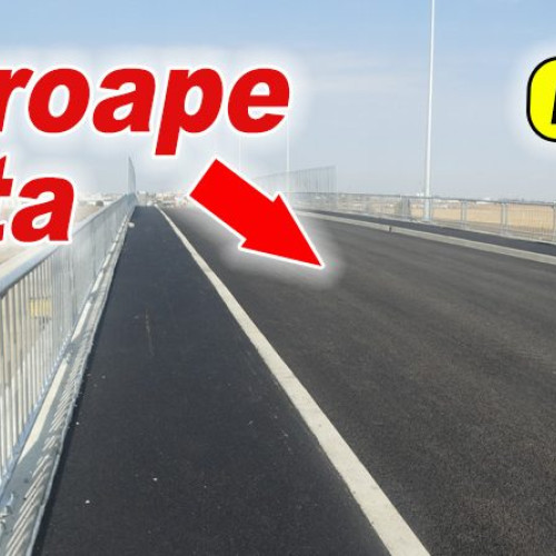 Pod peste A7 între Buzău și Spătaru aproape gata, inaugurare în decembrie posibilă