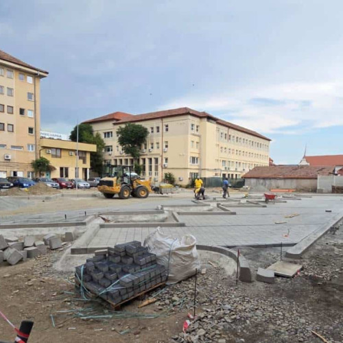 Parcare nouă cu 34 locuri în centrul orașului Alba Iulia