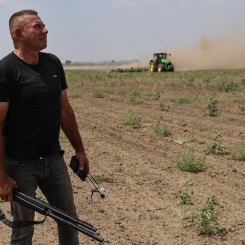 Fermier ucrainean care combate dronele ruse, a murit în ambulanță