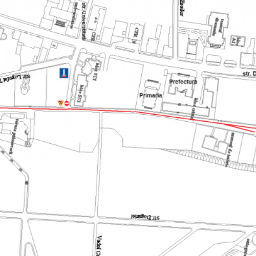 Galați închide temporar Strada Alexandru Ioan Cuza pentru reparații