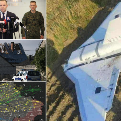 Drone rusești pătrund în spațiul aerian al Poloniei, zeci de drone doborâte