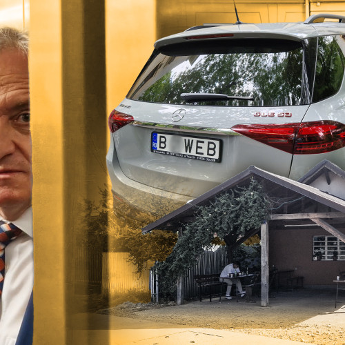 Deputatul Mihai Weber surprins la volanul unui Mercedes în sediul PSD