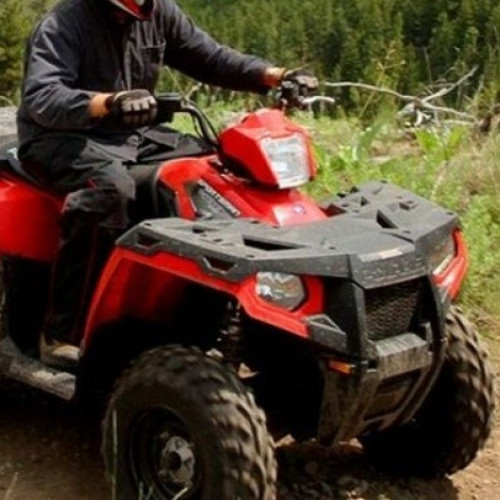 Bărbat din Gorj, reținut după atv neînmatriculat, băut și fără permis