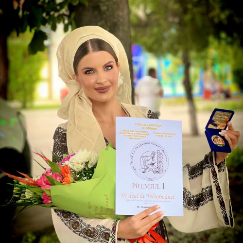 Simina Maria Popescu câștigă Premiul I la Festival Telormănel din Teleorman