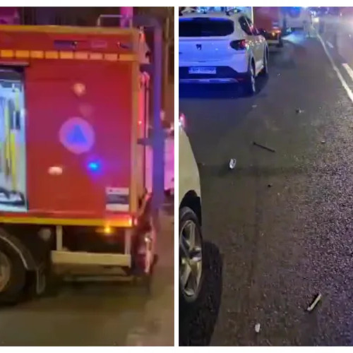 Accident pe Aiudului și Traian Vuia în Cluj-Napoca, un singur autoturism implicat