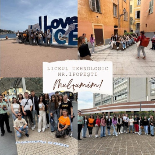 Liceul din Popești derulează Erasmus+ pentru elevi și profesori