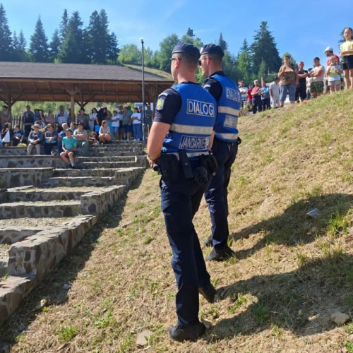 Jandarmii vrânceni asigură ordinea la evenimentele din Vrancea în acest weekend
