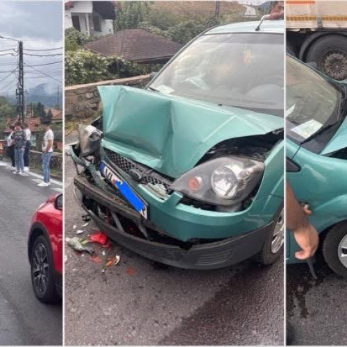 Accident pe DN 7 la Bujoreni, Vâlcea, la intersecția cu Muereasca
