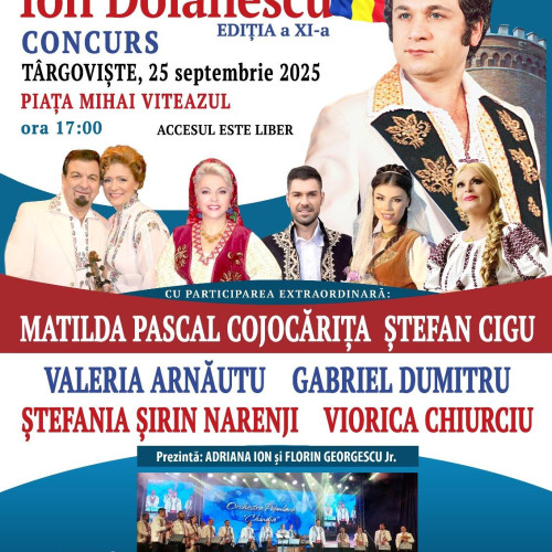 Festivalul Ion Dolănescu: ediția a XI-a, la Dâmbovița, în septembrie 2025