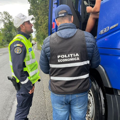 Polițiștii din Maramureș verifică transporturi cu risc fiscal și confiscă țigări